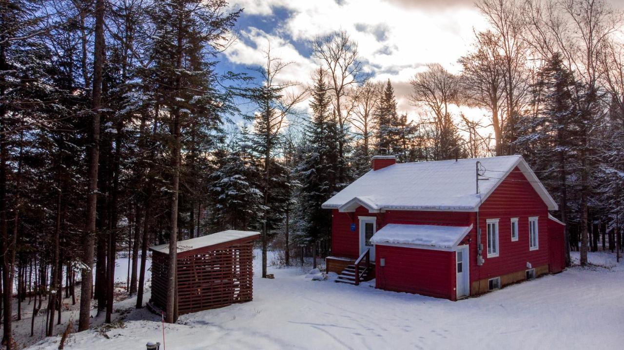 Les Chalets Tourisma - Chalet Dans Les Bois Avec Lac Prive - Le Colibri Saint-Raymond Bagian luar foto